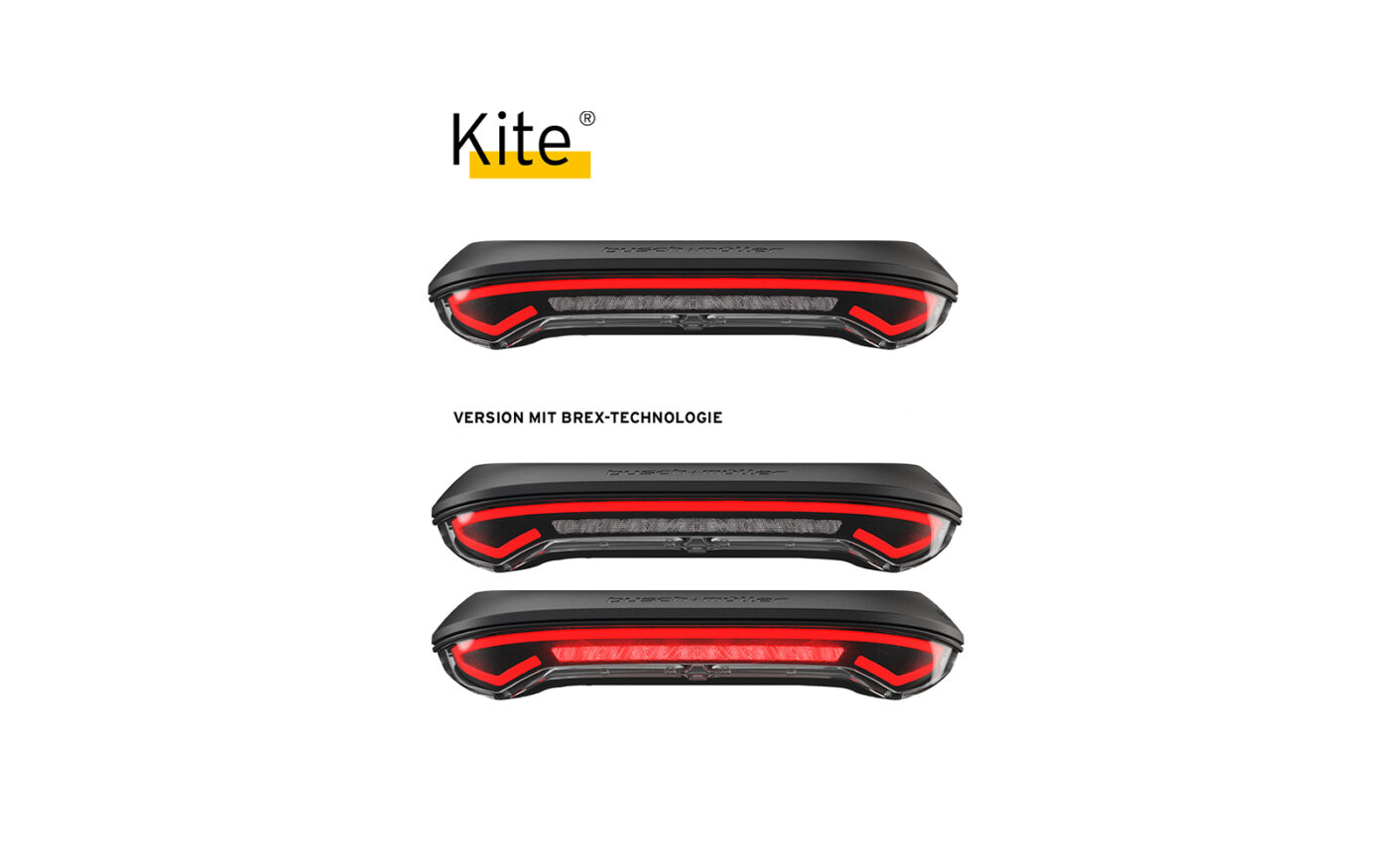 KITE Feu arrière de porte-bagages pour vélos électriques